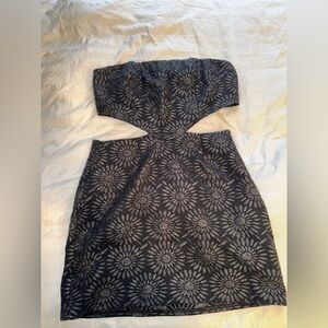 Princess Polly Strapless Black Dress